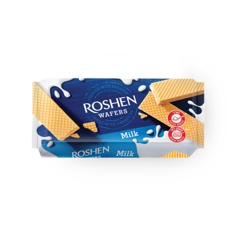 Waffle with milk flavor Roshen