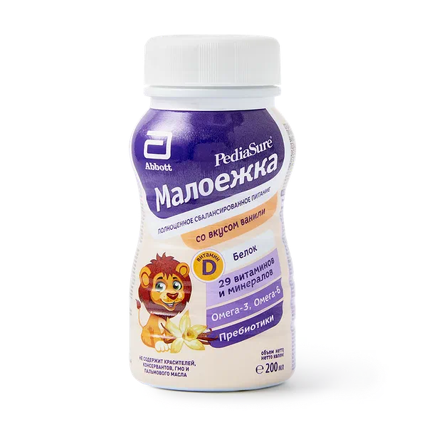 Питание Малоежка PediaSure со вкусом ванили с 12 месяцев