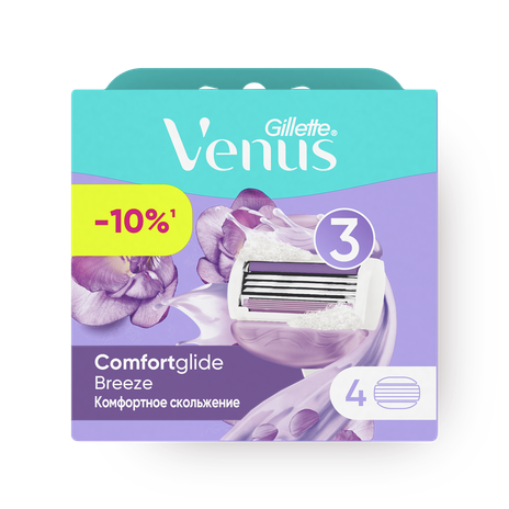 Кассеты для станка Venus Comfortglide Breeze