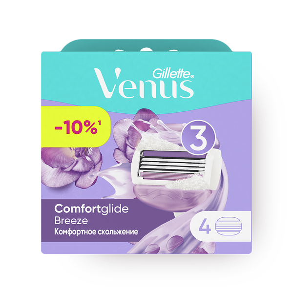 Кассеты для станка Venus Comfortglide Breeze