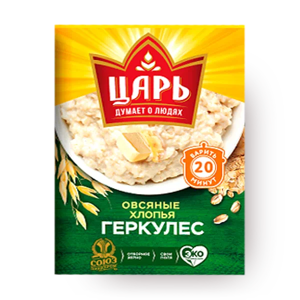 Хлопья овсяные Геркулес «Царь»