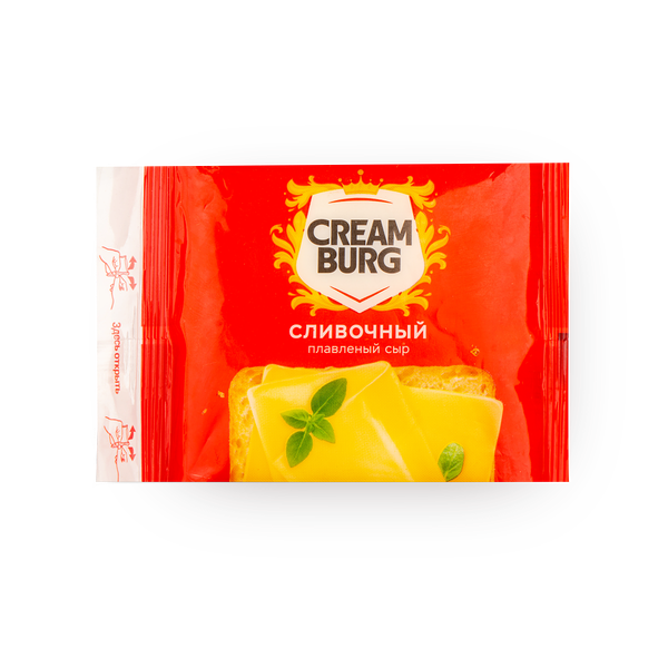 Сыр плавленый Creamburg Сливочный 45%