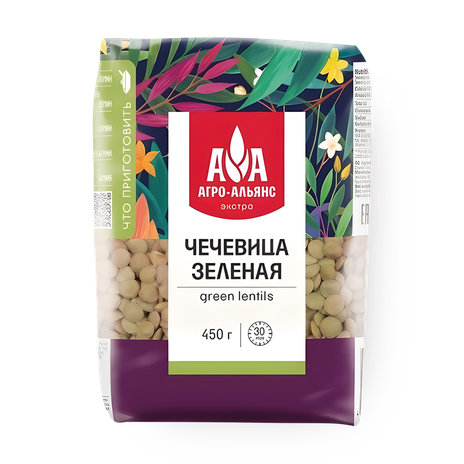 Чечевица зелёная «Агро-Альянс» Экстра