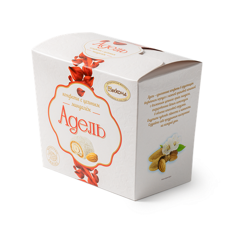 Конфеты вафельные «Адель» с цельным миндалём