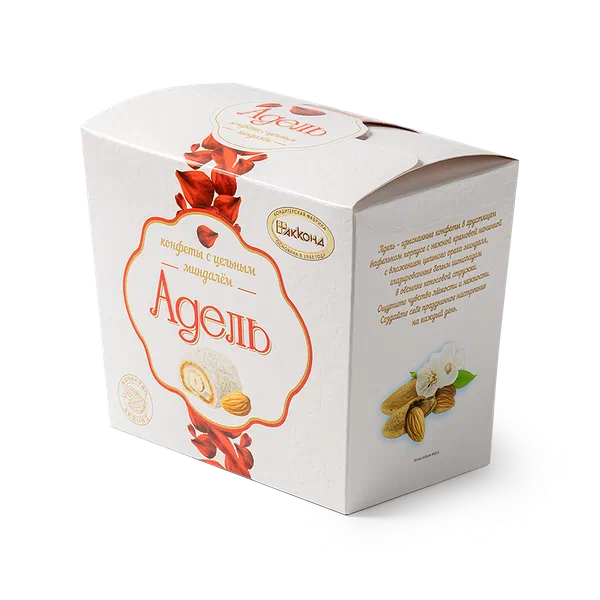 Конфеты вафельные «Адель» с цельным миндалём