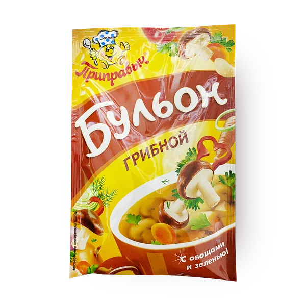 Бульон «Приправыч» грибной с овощами и зеленью