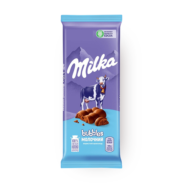 Шоколад Milka Bubbles