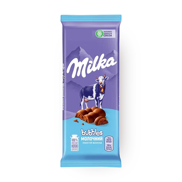 Шоколад Milka Bubbles