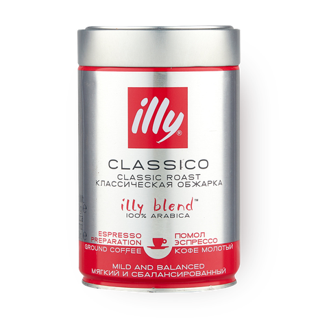 Кофе молотый Classico Espresso Illy