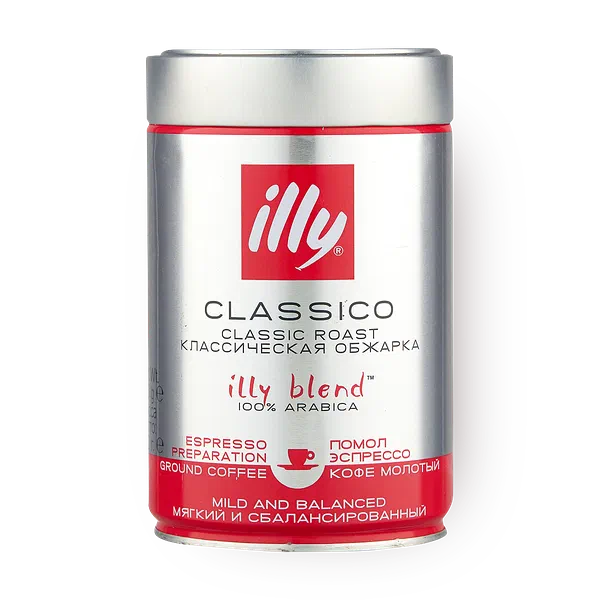 Кофе молотый Classico Espresso Illy