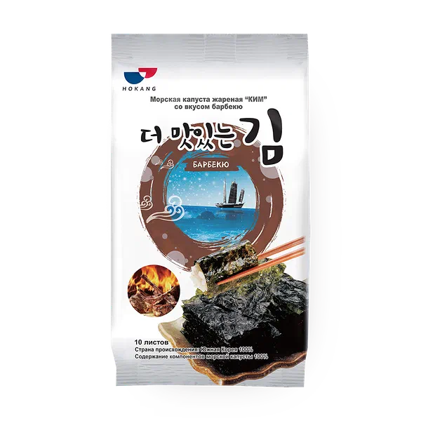 Морская капуста Ким жареная со вкусом барбекю