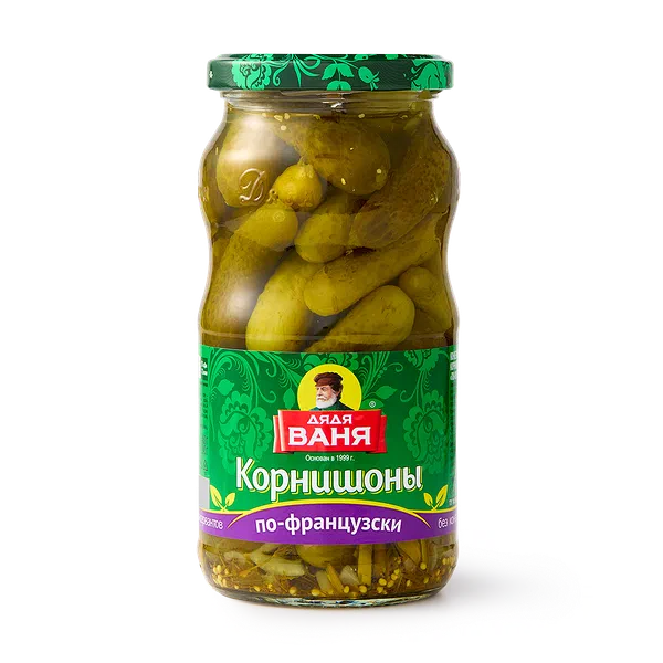 Огурцы корнишоны По-Французски «Дядя Ваня»