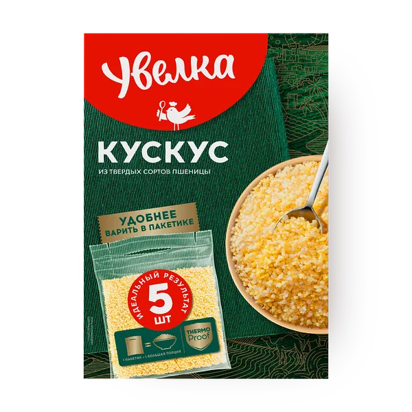 Кускус из твёрдых сортов пшеницы «Увелка»