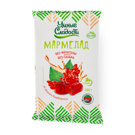 Мармелад «Умные сладости» желейный Барбарис