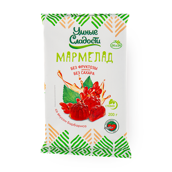 Мармелад «Умные сладости» желейный Барбарис