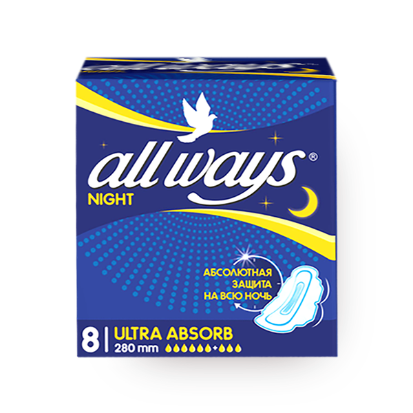 Прокладки женские гигиенические All ways Ultra absorb