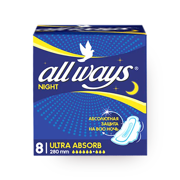Прокладки женские гигиенические All ways Ultra absorb