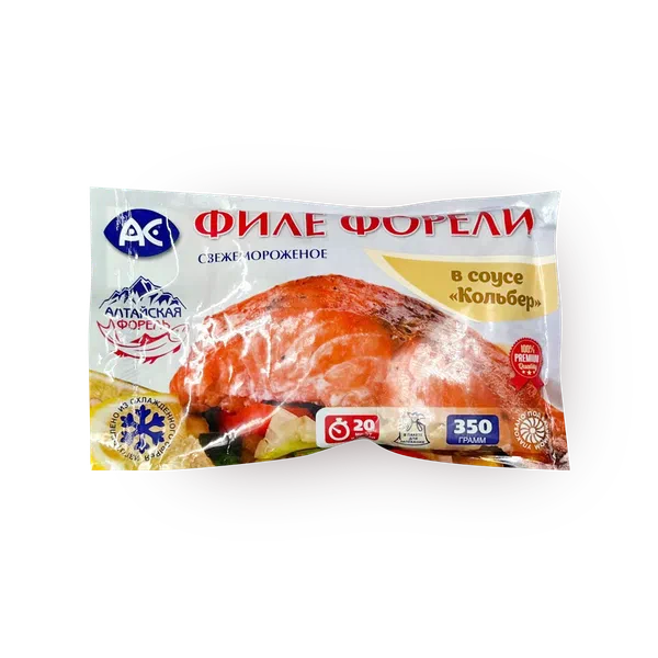 Филе форели «АС» в соусе Кольбер свежемороженое