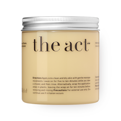 Маска-обёртывание для тела The Act моделирующая с планктоном и камфорой