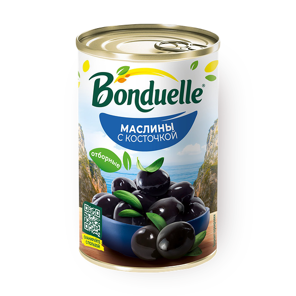 Маслины с косточкой Bonduelle