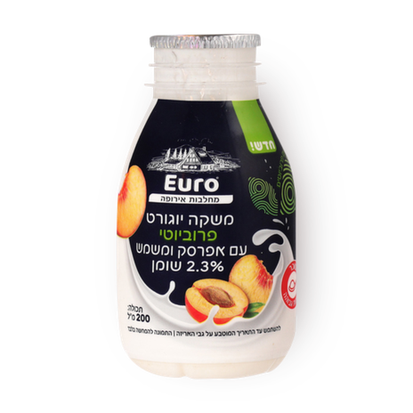 Probiotic yogurt drink with Peach and Apricot 2.3%