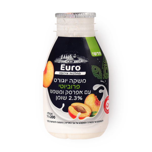 Probiotic yogurt drink with Peach and Apricot 2.3%