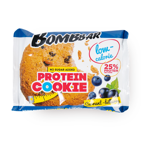 Печенье протеиновое Bombbar смородина-черника