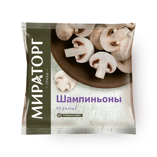 Шампиньоны резанные Мираторг