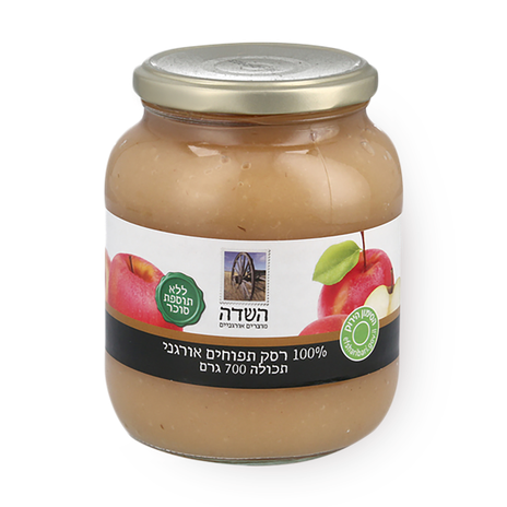 Organic applesauce 100% Hasade