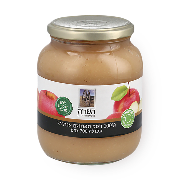 Organic applesauce 100% Hasade