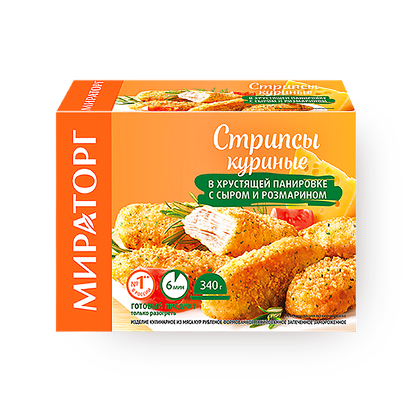 Стрип­сы куриные с сыром Мираторг