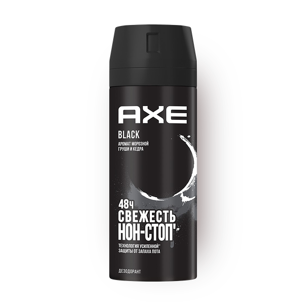 Дезодорант Axe Black морозная груша и кедр спрей