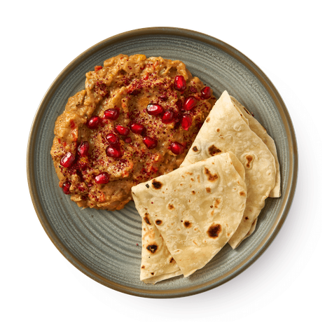 Бабагануш с пшеничными лепёшками Chindi Kitchen