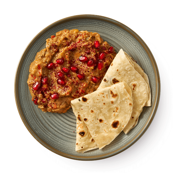 Бабагануш с пшеничными лепёшками Chindi Kitchen