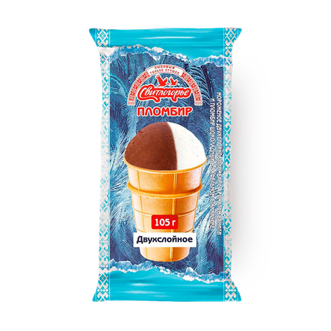Мороженое «Свитлогорье» двухслойное