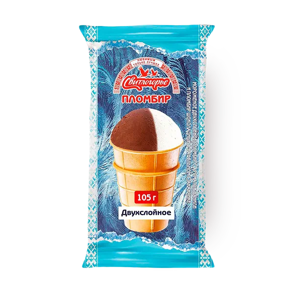 Мороженое «Свитлогорье» двухслойное