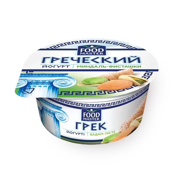 Йогурт греческий «Фудмастер», миндаль-фисташка 7,9%