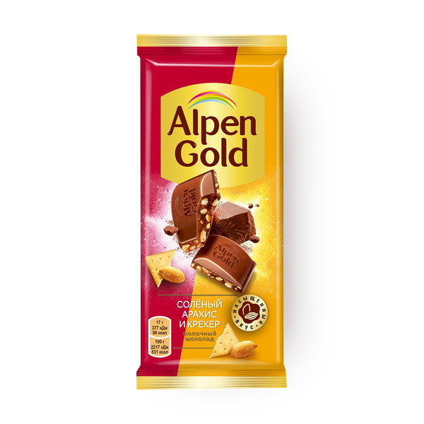Шоколад Alpen Gold молочный 85 г