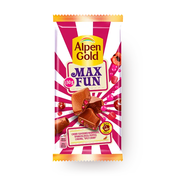 Шоколад Max Fun Alpen Gold Дикая вишня