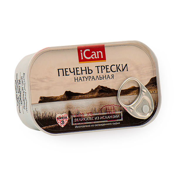 Печень трески iCan натуральная