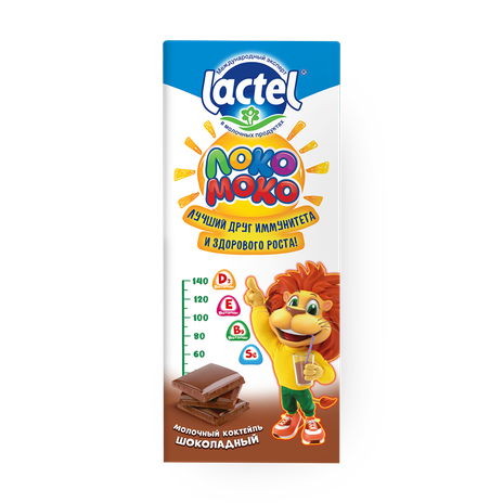 Молочный коктейль Шоколадный Lactel Loko Moko