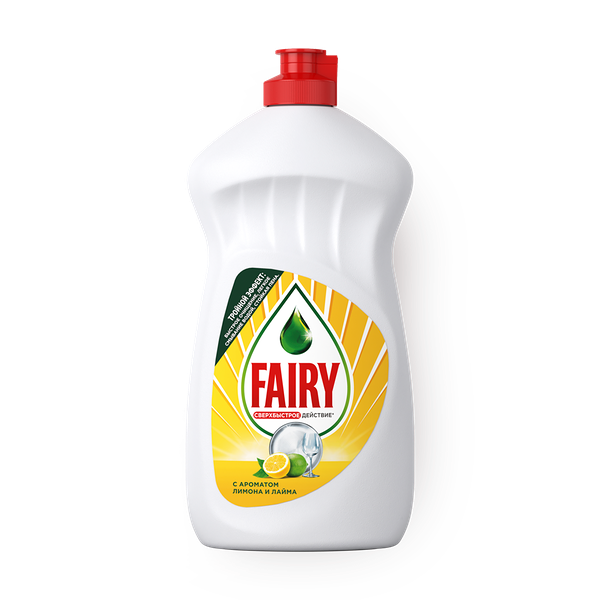 Гель для мытья посуды Fairy сочный лимон