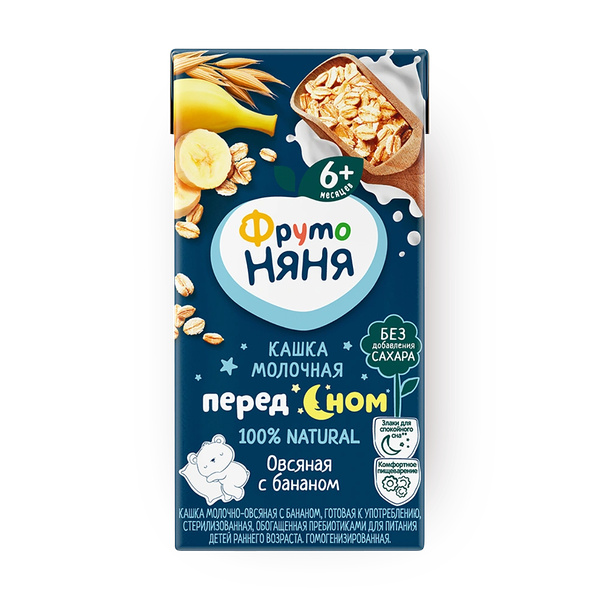 Кашка молочная овсяная «ФрутоНяня» с бананом