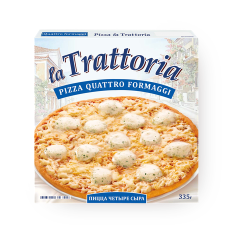 Пицца Четыре сыра La Trattoria замороженная