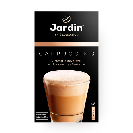 Кофейный напиток растворимый в стиках Cappuccino Jardin порционный