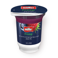 Muller Froop Wildberries yogurt 3%