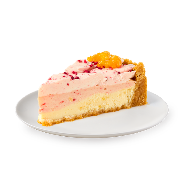 Чизкейк «Вкусная история» клубника-манго-маракуйя замороженный