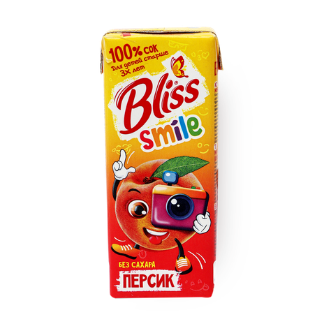 Сок персик-яблоко с мякотью восстановленный Bliss