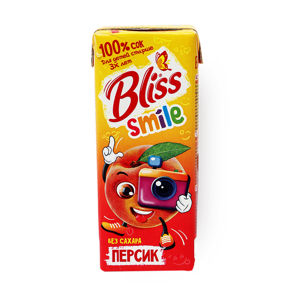 Сок персик-яблоко с мякотью восстановленный Bliss