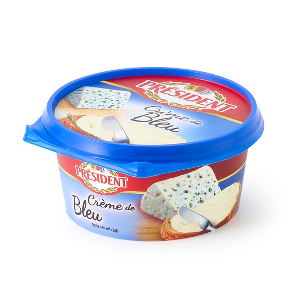 Сыр плавленый Crème de Bleu President 50%